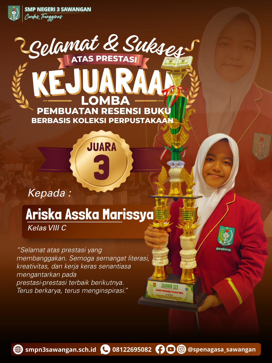 Lomba Pembuatan Resensi Buku Berbasis Koleksi Perpustakaan